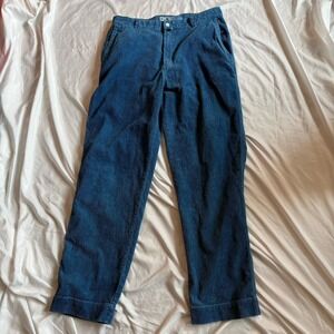 Vintage Y2K Columbia‎ Sportswear Mens 34x32 Blue Corduroy Outdoor Pants